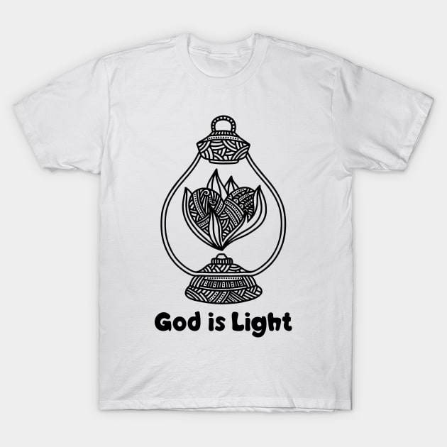 God is light T-Shirt by Reformer